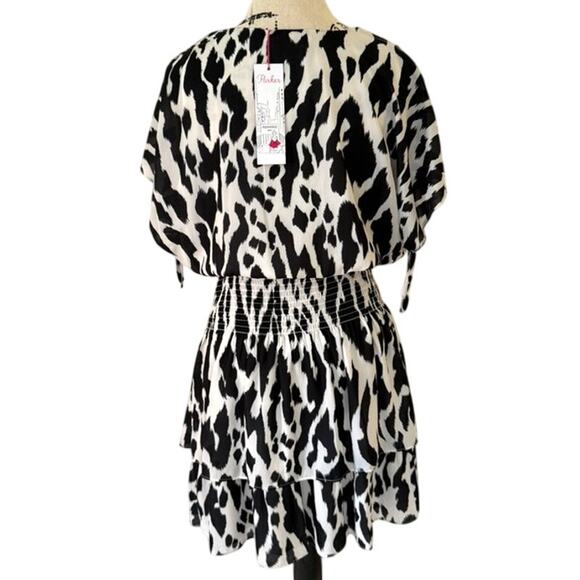 NWT Parker Flutter Sleeve Smocked Waist Dress - Large - Picture 4 of 10